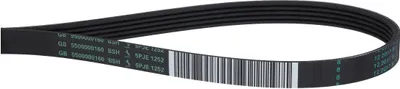 Produktbild von Bosch Siemens 678914 00678914 Keilrippenriemen Antriebsriemen Riemen Treibriemen 1252PJ5E elastisch Waschmaschine Waschautomat auch Neff Balay Constructa Gaggenau