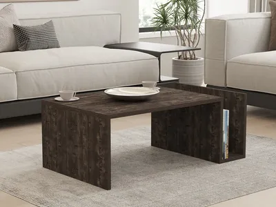 Produktbild von Skye Decor, Memo - Anthracite, Couchtisch, Anthrazit, 100 % MELAMINBESCHICHTETE SPANPLATTEN, 86,8 x 50 x 32,4 cm
