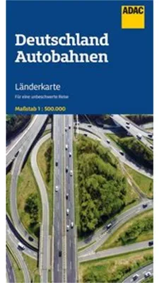 Produktbild von ADAC Länderkarte Deutschland Autobahnen 1:500.000