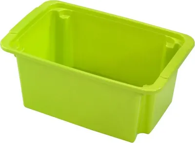 Zdjęcie produktu dla Heidrun 5107, Kosz na rzeczy, Zielony, Prostokątny, Monochromatyczny, Wewnętrzna, 5 l