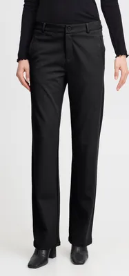 Produktbild von Fransa FRLANO Damen Hose Stoffhose Eingrifftaschen verdeckter Reißverschluss casual