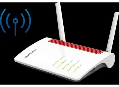 Produktbild von Box 6850 4G, Wi-Fi 5 (802.11ac), Dual-Band (2,4 GHz/5 GHz), Ethernet/LAN, 4G, Weiß, Tabletop-Router