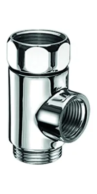 Zdjęcie produktu dla Trójnik Schell z nakrętką złączkową 3/4" chrom
