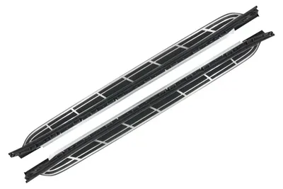 Immagine prodotto di Pedane laterali per Porsche Cayenne SUV, modello 9Y0, dal 2018 in poi.