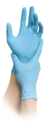 Produktbild von MaiMed-solution100 blue Gr.XS, unsteril, puderfrei Latexfreier Handschuh, blau, 100St./Box | Box (100 Stück)