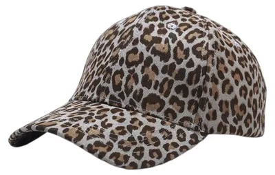 Obrázek produktu pro Nastavitelná baseballová čepice s leopardím vzorem, dámská i pánská