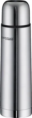 Image de THERMOS TC - Bouteille isotherme pour boissons, 0,50 litre. Ensemble comprenant la thermos et une brosse de nettoyage CLEAN FIX de 30 cm