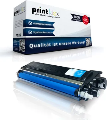 Produktbild von Print-Klex Kompatible Tonerkartusche kompatibel mit Bother TN241C HL3150 CDW HL-3150 CDW HL3170 CDW MFC 9130 CW MFC 9140 CDN MFC 9330 CDW MFC 9340 CDW TN-241C Cyan