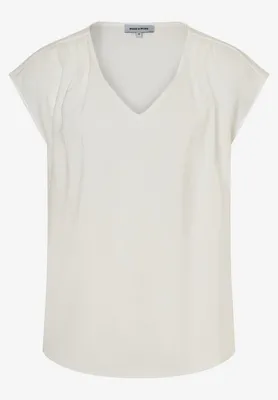 Produktbild von More & More Damen Blusentop mit minimalistischem Design und fließendem Material