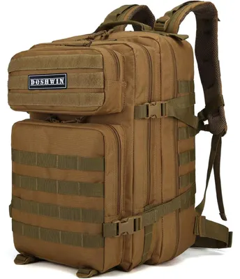 Produktbild von Taktischer Rucksack 40L Khaki wasserdicht Molle Survival Armee Fluchtrucksack