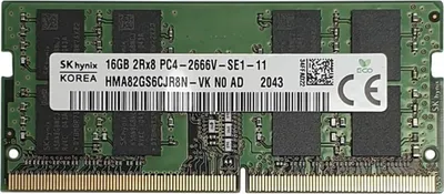 Image de 16GB Hynix SO-DIMM DDR4 2666MHZ PC4-21300 Ram Speicher HMA82GS6CJR8N-VK Notebook