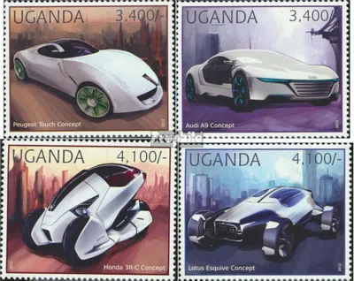Produktbild von Briefmarken Uganda 2012 Mi 2911-2914 (kompl.Ausg.) postfrisch Projektierte Automobile