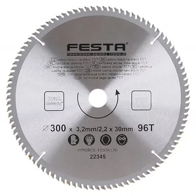 Obrázok produktu pre Kotúč pílový FESTA 22345 SK 300/3,2/30mm 96T