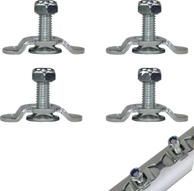 Produktbild von 4x Single Schraubfitting für Airlineschiene M8x20,500 daN Endbeschlag Endfitting