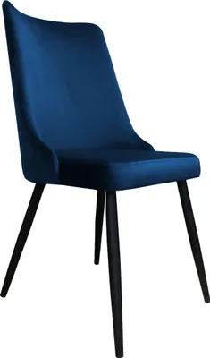 Obrázek produktu pro Židle CYPRIAN VELVET, tmavě modrá