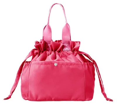 Immagine prodotto di Borsa termica piccola da donna, rosa, isolata, con coulisse, impermeabile