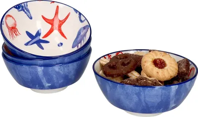 Produktbild von 4er Set Seaside Schalen Ø 14 cm Seestern Snack-Schüssel Dessert-Bowl Ritzenhoff
