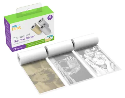 Produktbild von Thermoaufkleber für myFirst Insta Wi, Insta 20 & Insta 2, transparent, gold & silber