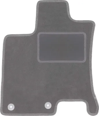 Image de Tapis de sol conducteur en velours graphite adapté au Nissan Qashqai +2 (2008-2013, crossover) – avec fixations – ajustement parfait