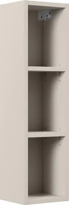 Produktbild von Badezimmer Hängeregal mit 20 cm Breite in Kaschmir, 3 offene Fächer - BIBIONE-56