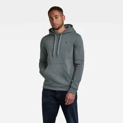 Produktbild von G-STAR RAW DENIM PREMIUM CORE HDD SW L/S Herren Kapuzenpullover, Größe:L, Farbe:Graphite
