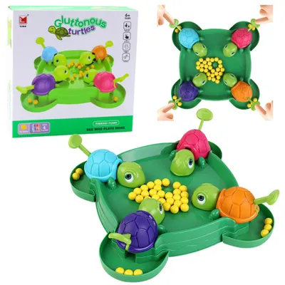 Produktbild von Familien-Arcade-Spiel Hungry Turtles Brettbälle