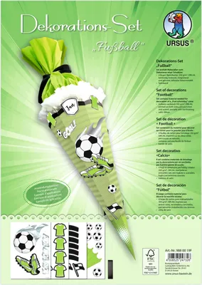 Produktbild von URSUS Dekorations-Set "Fußball"