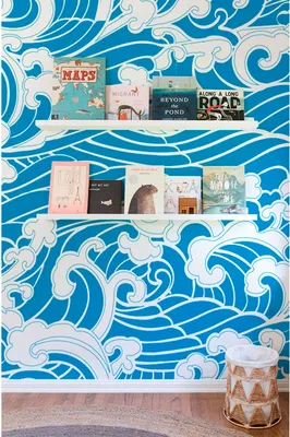 Produktbild von Coloray Fototapete 290x290 cm Latextapete Magicstick - Wellen Islhawaii Ozean.