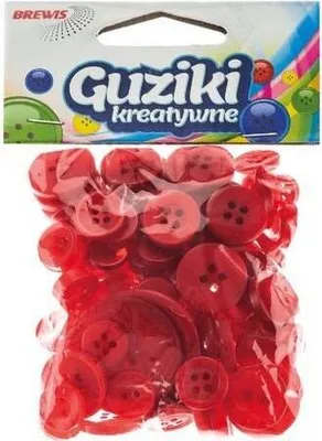 Produktbild von Kreative rote Knöpfe 40 g (Schul- und Schrein, Kreativ)