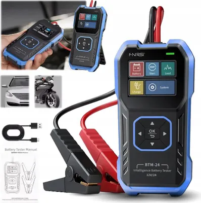 Immagine prodotto di Tester per batterie auto da 12 V e 24 V FNIRSI BTM-24
