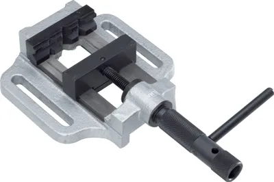 Produktbild von ELMAG PROFI-Maschinenschraubstock 4/ 100 mm, mit Prismenbacke, Spannweite 100mm