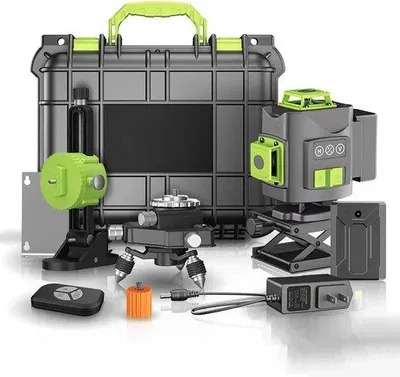 Immagine prodotto di Telemetro laser a 16 linee, 360°, verde, con batteria ricaricabile e accessori