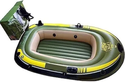 Productafbeelding van Famanu opblaasbare boot voor 2 personen - camouflagegroen