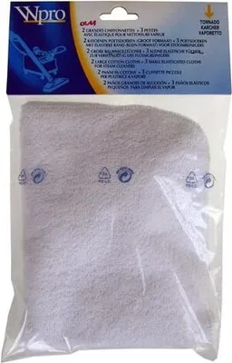 Obrázek produktu pro WPRO - Elastická parní utěrka 15x15 cm (x 3) + (29 x 39, 5 cm x 2 - 481281728513
