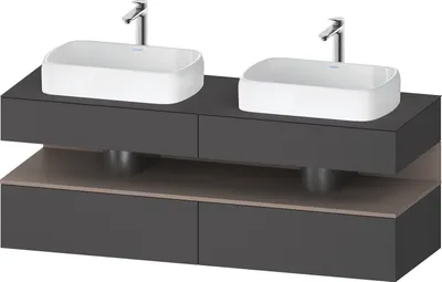 Produktbild von DURAVIT QA4779043490000 QTG KWTU WH Ek. 1600x550x600 Gt Mt. H
