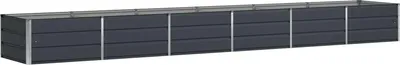 Obrázok produktu pre vidaXL Kvetináč antracit 480 x 80 x 45 cm oceľ