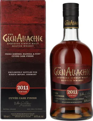 Produktbild von The GlenAllachie CUVÉE CASK FINISH Vintage 2011 54,9% Vol. 0,7l in Geschenkbox