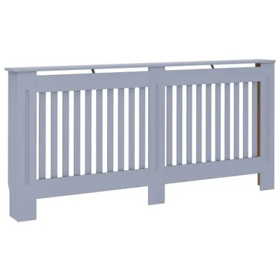 Zdjęcie produktu dla vidaXL Panele grzejnikowe antracyt 172x19x81,5 cm MDF