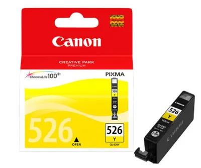 Obrázek produktu pro Canon CLI-526 Y, Žlutá, Inkoust na pigmentové bázi, 1 kusů