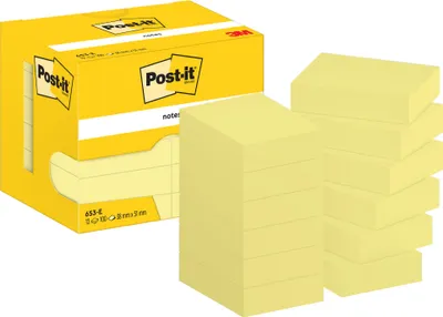 Obrázek produktu pro Post-it® 7100290163 Post-it® Sticky Notes Standard 653 žlutá 12 bloků