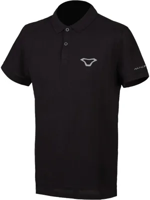 Image de Polo Macna, noir/argenté, taille S
