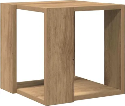 Immagine prodotto di vidaXL Tavolino in rovere artigianale 32 x 32 x 30 cm Materiale a base di legno