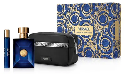 Obrázek produktu pro Versace Pour Homme Dylan Blue EDT 100 ml + EDT MINI 10 ml + kosmetická taška M