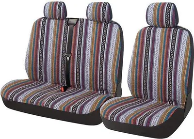 Immagine prodotto di Coprisedili colorati in stile antico, universali per sedile conducente e passeggero, in pelle, per accessori per autocarri