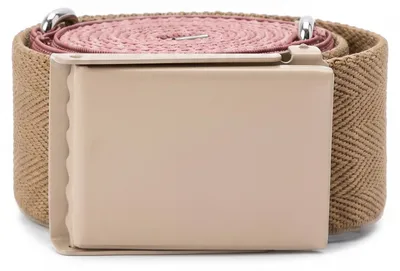 Productafbeelding van Uni riem Lacoste, beige, stof, 110 cm