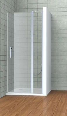Produktbild von Primaster Dusch-Drehtür mit Fixteil Easy-6 100 cm Klarglas