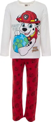 Immagine prodotto di Pigiama Paw Patrol pigiama da notte in cotone per bambini rosso 5 anni