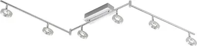 Immagine prodotto di Paul Neuhaus 6787-96 Sileda Faretto da soffitto a 6 luci in alluminio opaco