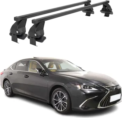 Image de Barres Transversales Menabo pour Lexus ES XZ10 2018-2025 Noir