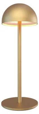 Produktbild von Ledvion Wiederaufladbare LED Tischleuchte Messing Gold dimmbar Warmweiss /